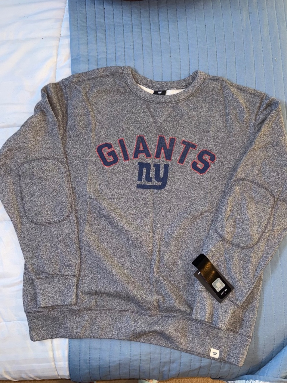 Fanatics NY Giants Mens Crewneck Sweatshirt